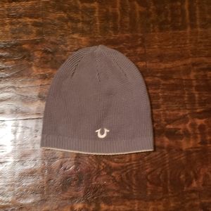 **True Religion** Reversible Waffle-Knit Beanie